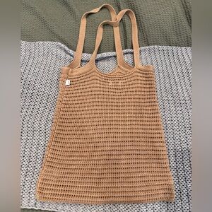 Onia Tan Knit Tote Bag